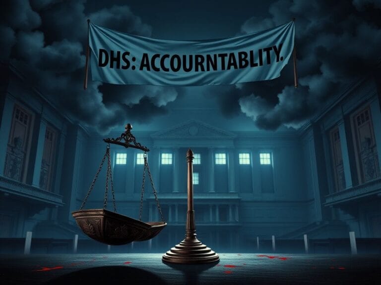 Flick International A dilapidated scales of justice symbolizing political imbalance