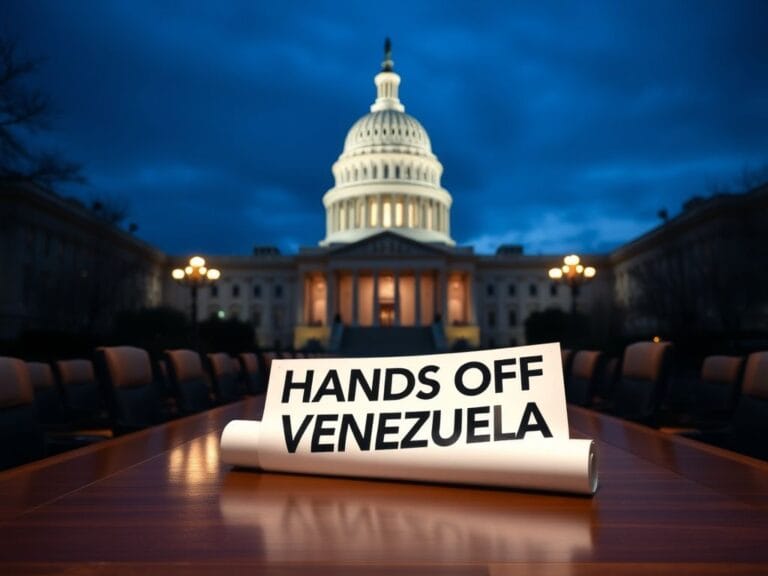 Flick International U.S. Capitol building at dusk with illuminated dome and empty Senate hearing room