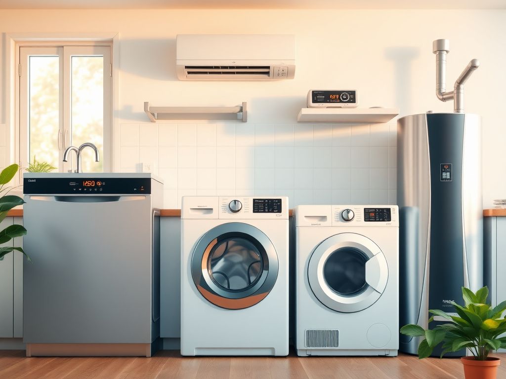 Flick International Modern kitchen showcasing sleek and energy-efficient home appliances