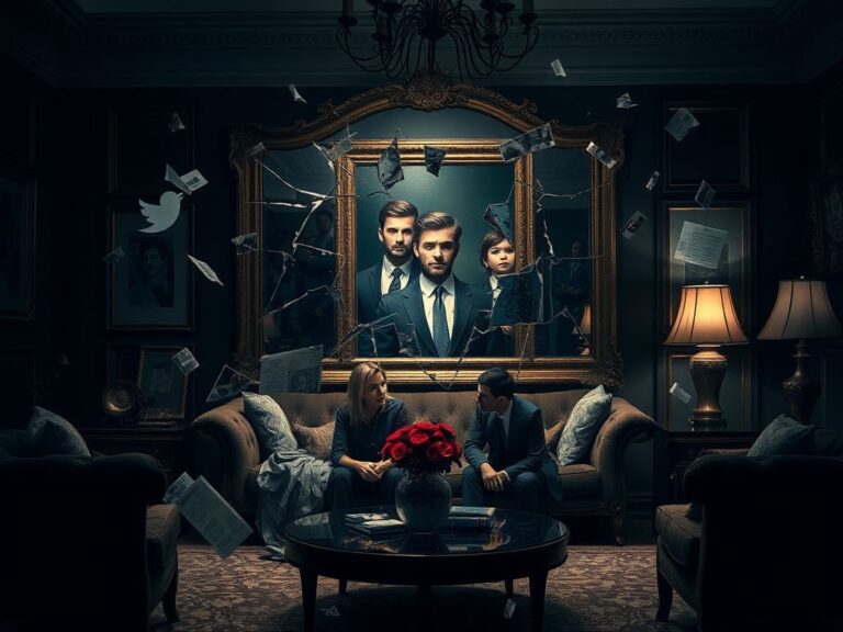 Flick International A moody family portrait symbolizing discord and unresolved tensions in the Beckham family