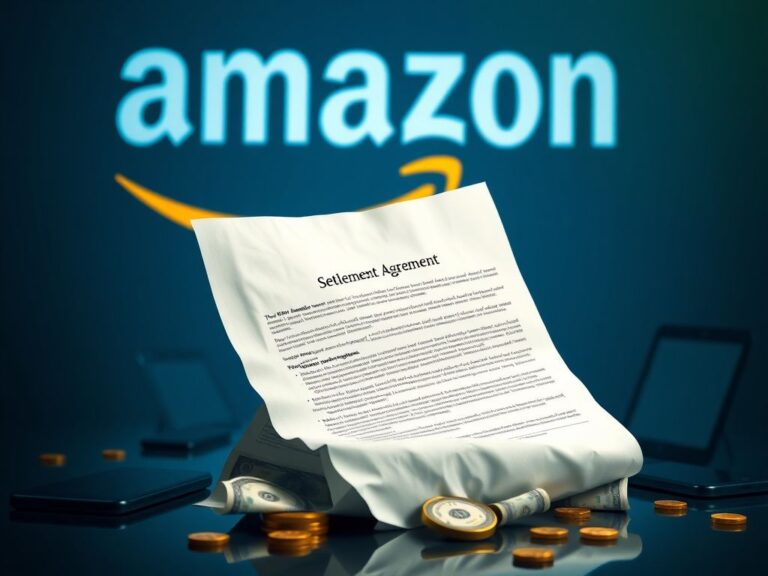 Flick International Illustration of consumer rights and transparency in online subscriptions featuring an Amazon Prime logo and legal documents with money