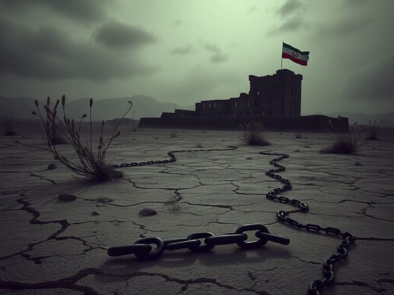 Flick International A barren Iranian landscape symbolizing oppression and the struggle for freedom