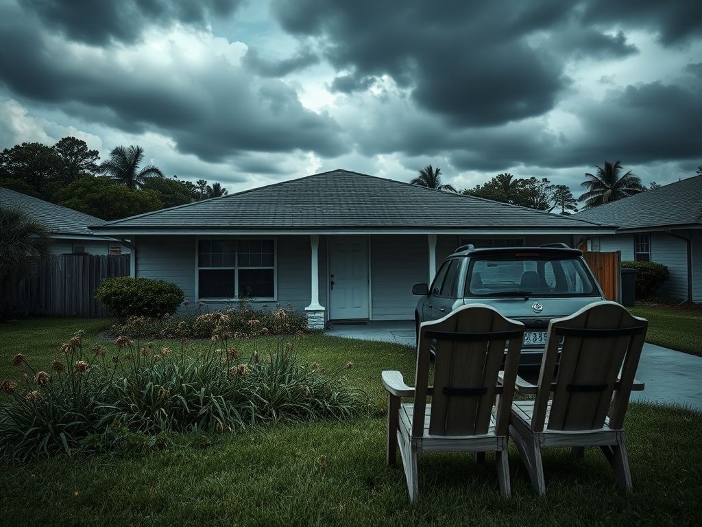 Flick International somber exterior of a Kissimmee rental home reflecting recent tragic events