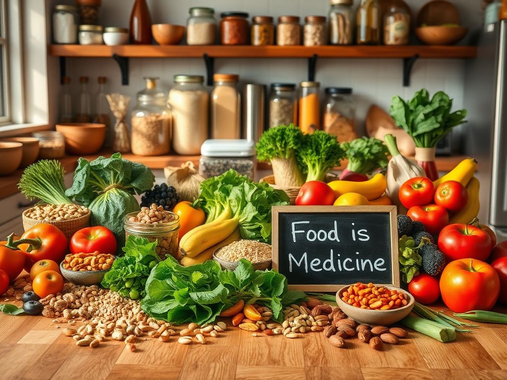 Flick International A vibrant kitchen scene with fresh whole foods showcasing the importance of personalized nutrition