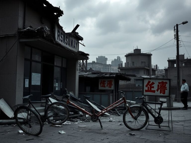 Flick International Aftermath of Kabul restaurant bombing with debris and destruction